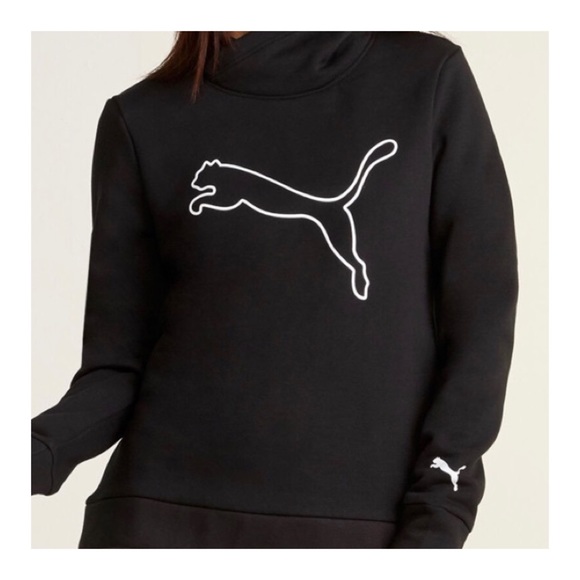 🌀LIKE NEW🌀PUMA Asymmetric Cowl Neck Sweatshirt - Picture 9 of 9